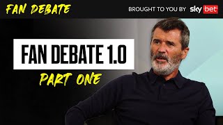 The Overlap Live Fan Debate with Gary Neville Roy Keane amp Jamie Carragher  PL Preview Part 1 [upl. by Ikcaj]