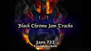 Backing Track 732 E Min Heavy Rock [upl. by Mariandi]