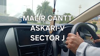 Malir Cantt Karachi Tour Part3 ASKARIV SECTOR J Karachi property subscribe [upl. by Nnairrek]