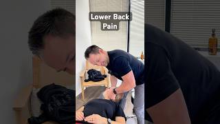 Lower Back Pain Relief chiropractic adjustment shorts [upl. by Hgielime856]