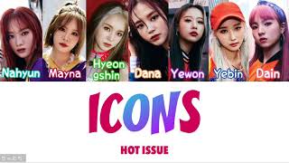 カナルビ日本語訳歌詞 ICONS  HOT ISSUE ホットイシュー  핫이슈 [upl. by Petra698]