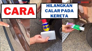 Cara Hilangkan Calar Pada Kereta Guna Krim Penghilang Calar Magic Sponge amp WD 40 Dan Ubat Gigi [upl. by Jerrilyn]