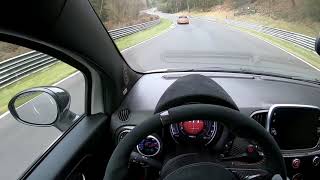 ABARTH 847 BTG Chasing Golf GTI and GT3RS Nurburgring [upl. by Hance]