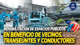 👷🏻🔨MUNICIPALIDAD DE LIMA REHABILITÓ ESPACIOS PÚBLICOS EN AVENIDA EMANCIPACIÓN👷🏻🔨🚜 [upl. by Datha]