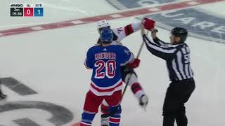 PK Subban Doesnt Drop The Gloves Against Chris Kreider [upl. by Annovaj]