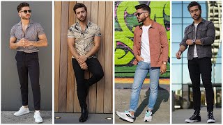 4 EASY SUMMER OUTFITS FOR MEN  Summer Lookbook 2020  Alex Costa [upl. by Pampuch]