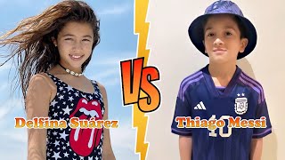 Thiago Messi VS Delfina Suárez Luis Suárezs Daughter Transformations 👑 2023  From Baby To Now [upl. by Groot]