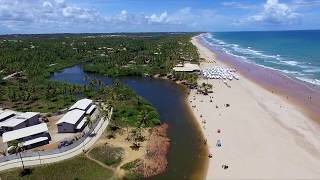 Um Drone em Imbassaí  Litoral Norte da Bahia [upl. by Naimad366]