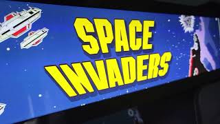 Full size Space Invaders arcade machine [upl. by Ramo]