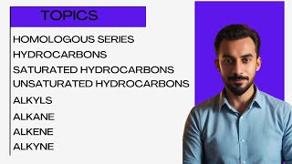 Homologous series  hydrocarbons  saturated  unsaturated  alkyls  alkane  alkene  alkyne [upl. by Gnek26]