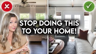 10 REASONS YOUR HOME LOOKS CHEAP  INTERIOR DESIGN MISTAKES [upl. by Legna]