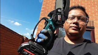 eBay Best Mini DIY Rechargeable Chainsaw video taken sometime ago chainsaw diy gardening [upl. by Humphrey546]