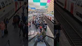 most colorful railway station LiègeGuillemins 🌈 [upl. by Atter]