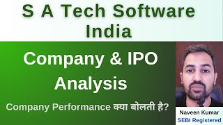 S A Tech Software India IPO  S A Tech Software India Limited IPO  GMP  Review  Analysis [upl. by Melanie529]