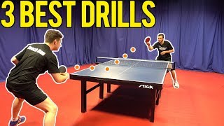 The 3 Best Drills To Improve Match Play  Table Tennis [upl. by Giustina]