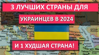 ЛУЧШИЕ СТРАНЫ для украинских беженцев в 2024 году И 1 страна куда НЕ СТОИТ ЕХАТЬ ни в коем случае [upl. by Htaeh]