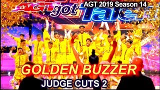 VUnbeatable from India WINS GOLDEN BUZZER  Americas Got Talent 2019 Judge Cuts [upl. by Ammadas234]