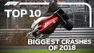 Top 10 Biggest Crashes of 2018 [upl. by Dudley289]