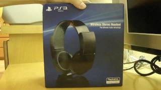 Sony Wireless Stereo Headset Unboxing [upl. by Margareta]