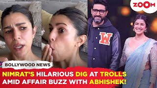 Nimrat Kaur takes a dig at TROLLS on Jealous people amid LINKUP buzz with Abhishek Bachchan [upl. by Eicnahc]