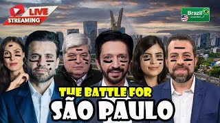 SÃO PAULO MAYOR ELECTIONS 2024  FOLLOW THE RESULTS LIVE WITH ME [upl. by Aihsekat]