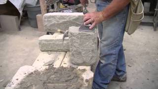 Site Cutting Arriscraft Building Stone [upl. by Leahcim]