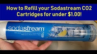 How to Refill your Sodastream CO2 Cartridge for under 100 [upl. by Adneram]