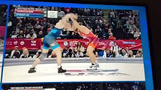 Spencer Lee vs Thomas Gilman best of 3 Olympic trials watch till end for sportsmanship [upl. by Chabot150]