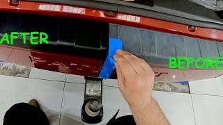 How To Restore Badly Faded Car Plastic BumpersTrimswith a Heat Gun amp Solution Finish [upl. by Trefor]