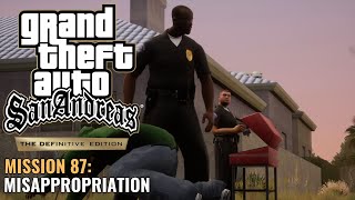 GTA San Andreas Definitive Edition  Mission 87  Misappropriation [upl. by Runkel]