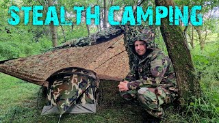 Stealth Camping Test Camouflage Equipment [upl. by Joice]