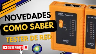 Como usar un Tester Red Utp Teléfono Rj45 Rj11 Rj12 WH468 [upl. by Faythe]