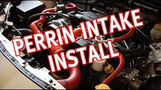 Perrin Intake Install and Comparison Scion FRS [upl. by Onileba]