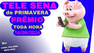 PRÊMIO toda hora de MIL REAIS da Tele Sena 14092024 [upl. by Aniloj739]