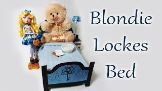 How to make Blondie Lockes Bed EVER AFTER HIGH [upl. by Airamalegna426]