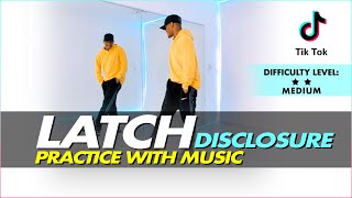 Latch TikTok Dance  Practice with music  DC Tristan Rubiano [upl. by Meadow]