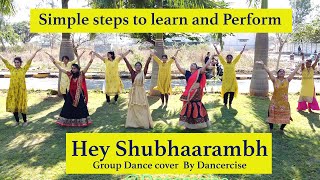 Shubhaarambh  Kai Po che  Easy Dance Step Cover Danncercise  Bollywood Semiclassical performance [upl. by Hiltan]