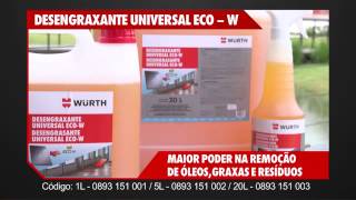 Wurth do Brasil  Desengraxante Universal EcoW [upl. by Acyssej]