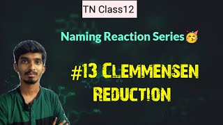 13 Clemmensen ReductionNaming Reaction SeriesTN Class12Public Exam 2024 [upl. by Notgnihsaw]