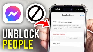 How To Unblock Someone On Messenger  Full Guide [upl. by Enneillij]