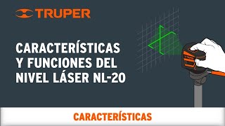 Características y funciones del Nivel Láser NL20 TRUPER [upl. by Liane]