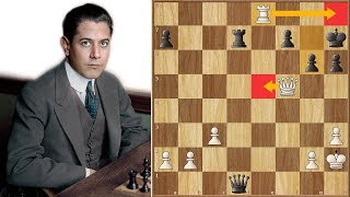 This is the End  Capablanca vs Alekhine  St Petersburg 1914 [upl. by Ludie]