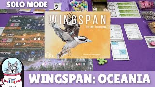 Wingspan Oceania Expansion  Solo Playthrough [upl. by Nodababus736]