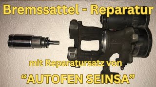 Bremssattel Reparatur mit quotAUTOFREN SEINSAquot Reparatursatz an BMW X1 Parkbremse EPB reparieren [upl. by Orecul]