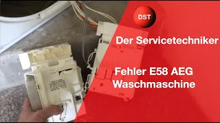 Fehler E58 AEG Waschmaschine [upl. by Delcine]