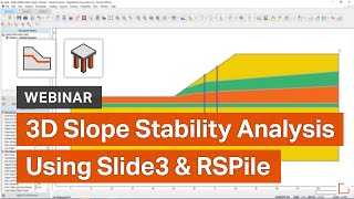 Webinar  3D Slope Stability Analysis using Slide3 amp RSPile [upl. by Nrehtak]