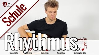 Rhythmus lernen  Gitarrenschule [upl. by Kaslik]