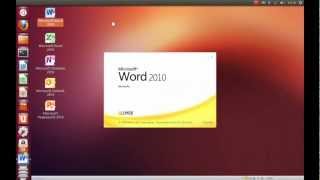 Instalar MS Office 2010 en Ubuntu 1210 [upl. by Hurlbut]