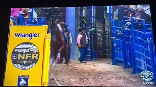 ILyssa Riley NFR barrel racing 2023 [upl. by Ocana146]