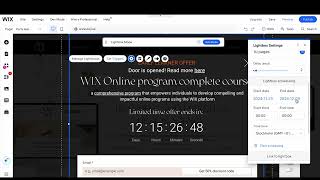 How to schedule Promotion Popup on WIX [upl. by Simmonds53]
